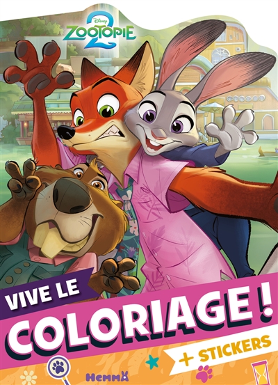 Disney Zootopie 2 : Vive le coloriage ! : + Stickers offerts