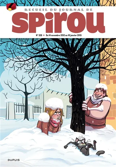 Recueil du journal de Spirou. Vol. 328. Du 14 novembre 2012 au 16 janvier 2013
