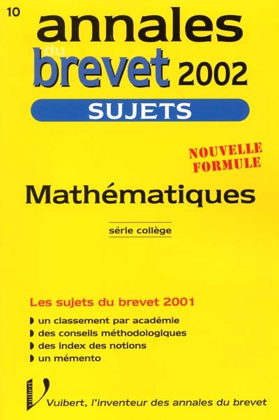 Mathématiques : série collège