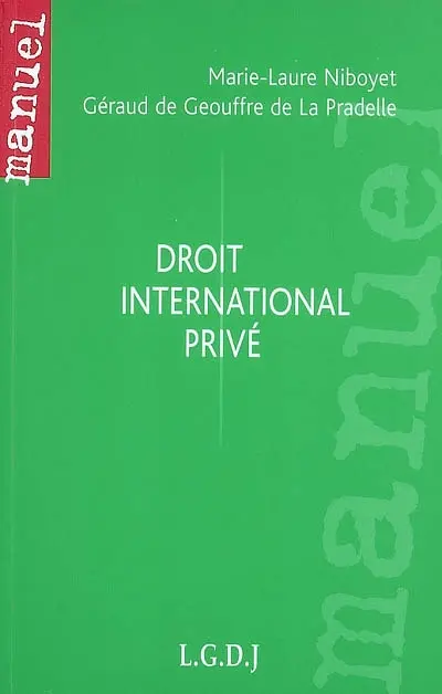 Droit international privé