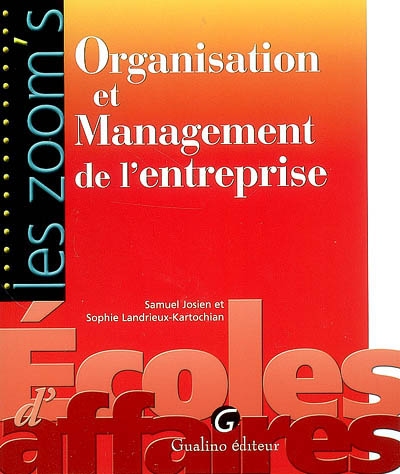 Organisation et management de l'entreprise