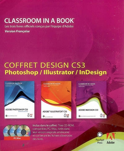 Coffret Design CS3 : Photoshop, Illustrator, InDesign