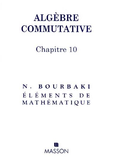 Algèbre commutative : chapitre 10