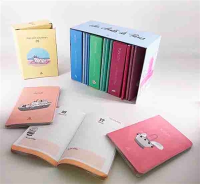 Les chats de Paris : agenda : coffret 12 carnets