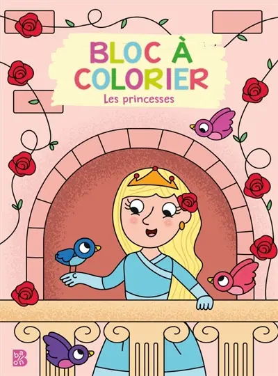 Bloc à colorier : Les princesses