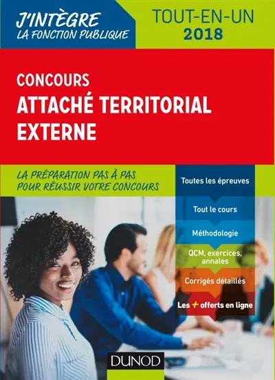 Concours attaché territorial externe : tout-en-un 2018