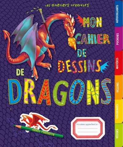 Mon cahier de dessins de dragons