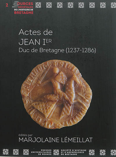 Actes de Jean Ier : duc de Bretagne (1237-1286)
