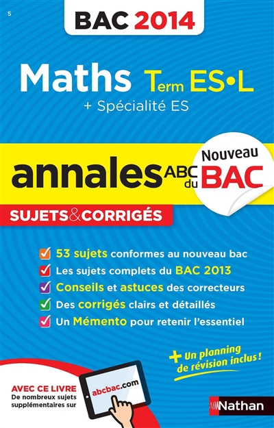 Maths, terminale ES, L,...