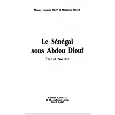 Le Sénégal sous Abdou Diouf