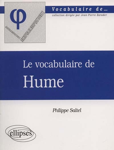 Le vocabulaire de Hume