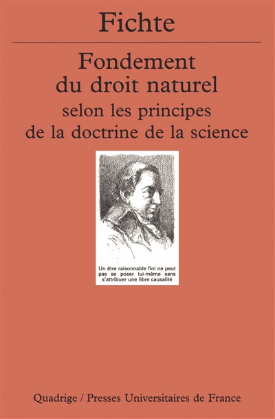 Fondement du droit naturel selon les principes de la doctrine de la science