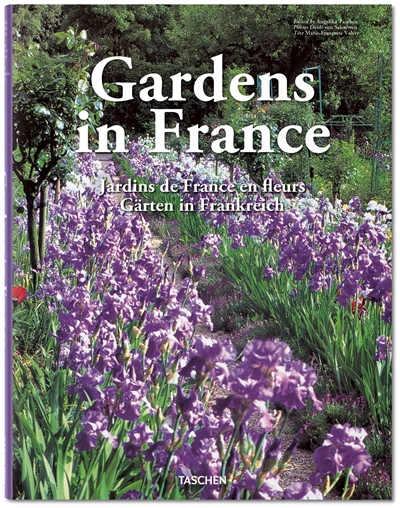 Gardens in France. Jardins de France en fleurs. Gärten in Frankreich