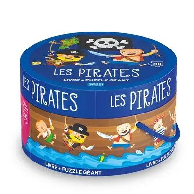 Les pirates : livre + puzzle géant