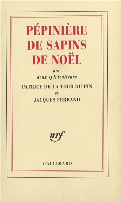 Pépinière de sapins de Noël...
