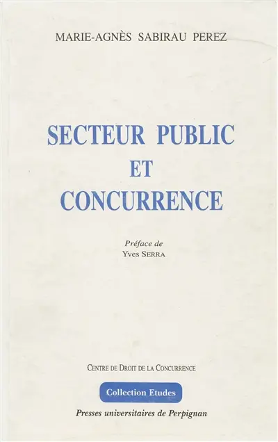 Secteur public et concurrence