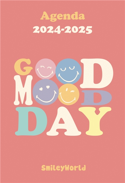 smiley : agenda 2024-2025 : good mood