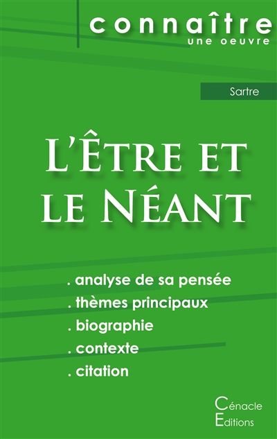 Fiche de lecture L'Etre et...