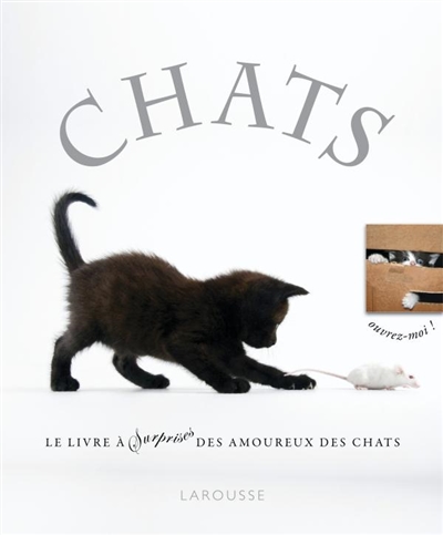 Chats : le premier livre animé pour tous les passionés de chats