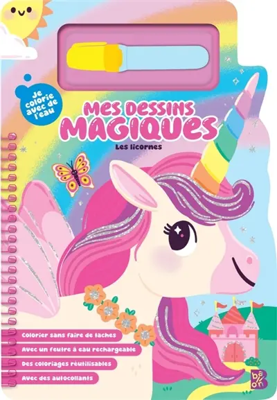 Mes dessins magiques : Les licornes