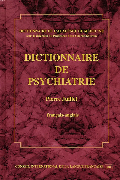 Dictionnaire de psychiatrie