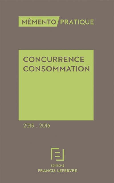 Concurrence consommation 2015-2016