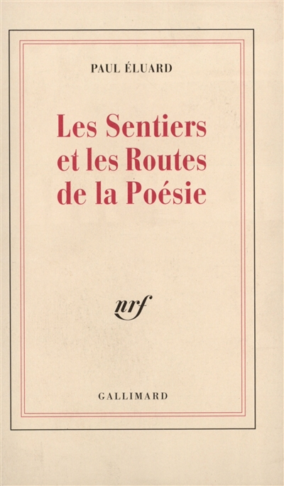Les sentiers et les routes de la poèsie