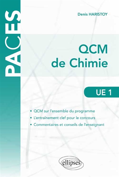 QCM de chimie, UE1