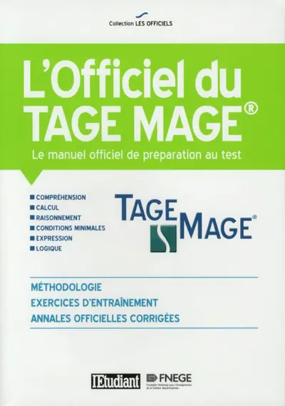 L'officiel du Tage Mage : le manuel officiel de préparation au test