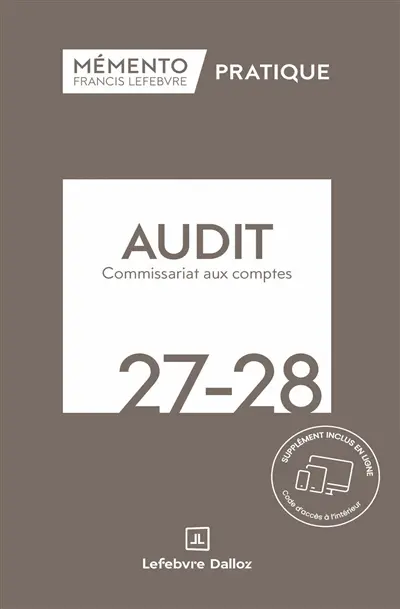 Audit, commissariat aux comptes 2027-2028