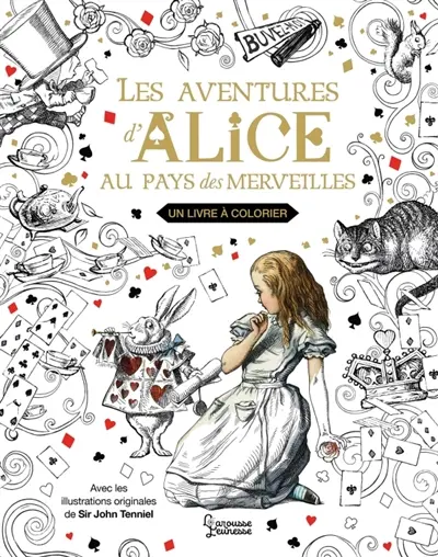 Alice au pays des merveilles : Un livre à colorier