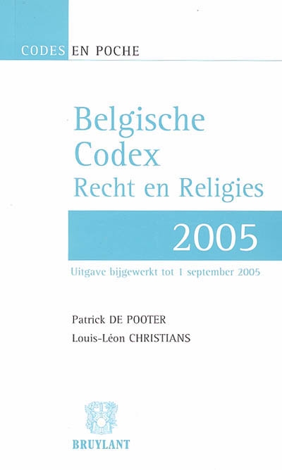 Belgische codex recht en religies