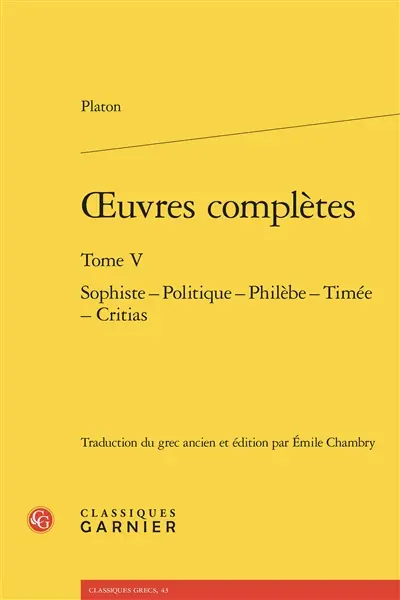 Oeuvres complètes. Vol. 5