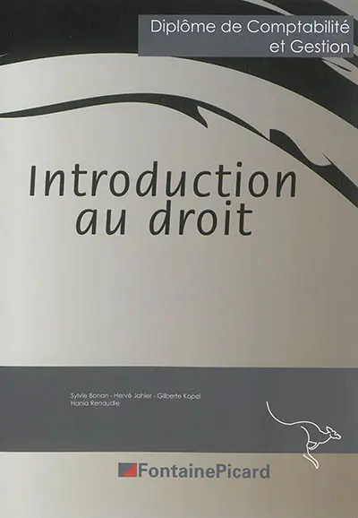 Introduction au droit : diplôme de comptabilité et gestion