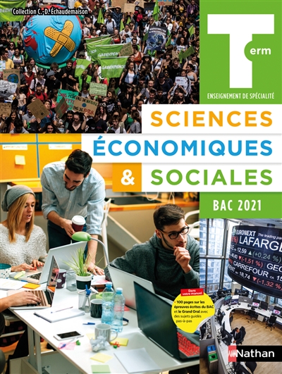 Sciences économiques & sociales terminale, enseignement de spécialité : bac 2021