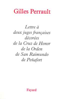 Lettres à deux juges françaises