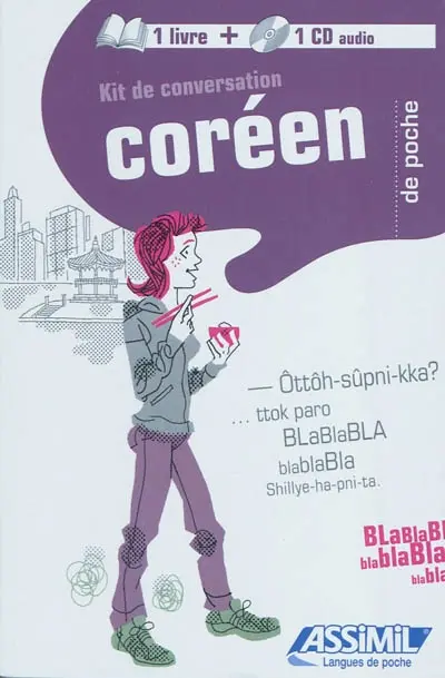 Kit de conversation coréen de poche