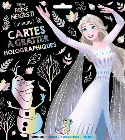 La reine des neiges II : cartes à gratter holographiques