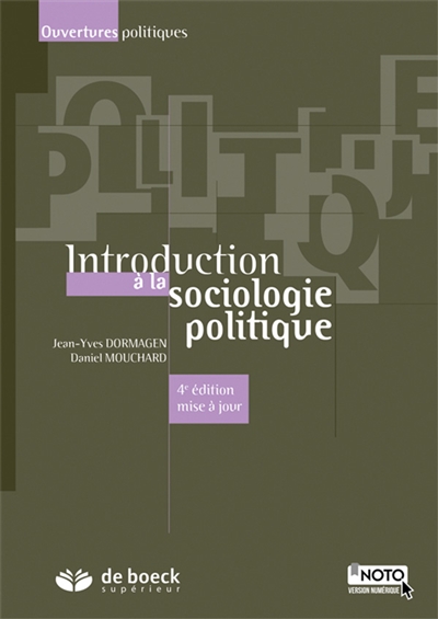 Introduction à la sociologie politique