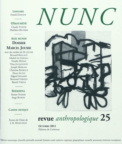 Nunc, n° 25. Dossier Marcel...