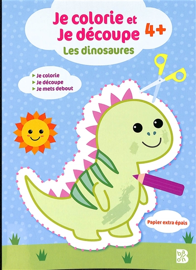 Je colorie et je découpe : les dinosaures