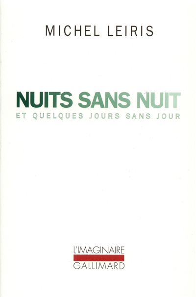 Nuits sans nuit et quelques...