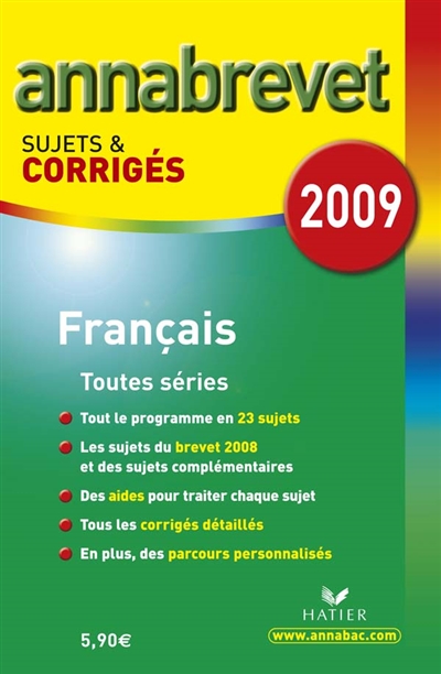 Français toutes séries : séries générale, technologique et professionnelle