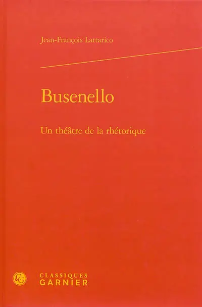 Busenello : un théâtre de la rhétorique