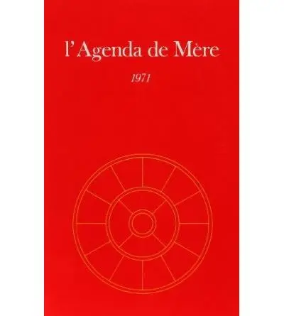 L'agenda de Mère. Vol. 12. 1971