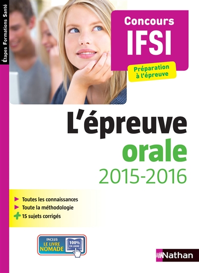 Concours IFSI : l'épreuve orale 2015-2016 : préparation à l'épreuve
