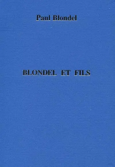 Blondel et fils