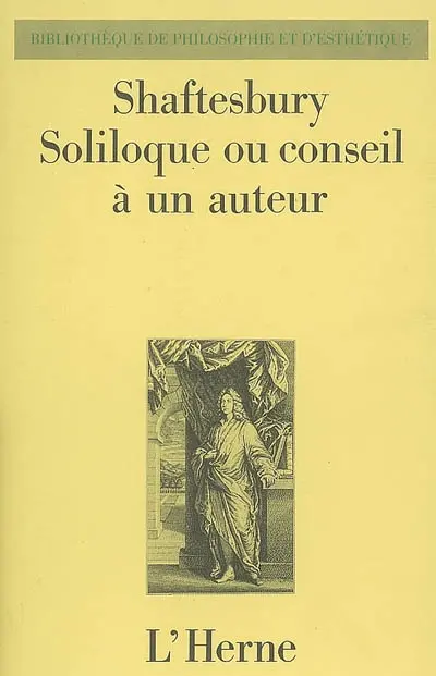 Soliloque ou Conseil à un auteur