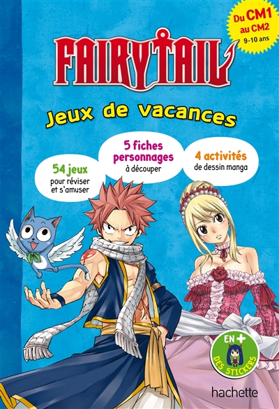 Fairy Tail : jeux de vacances : du CM1 au CM2
