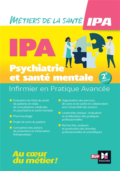 IPA, infirmier en pratique avancée : psychiatrie et santé mentale